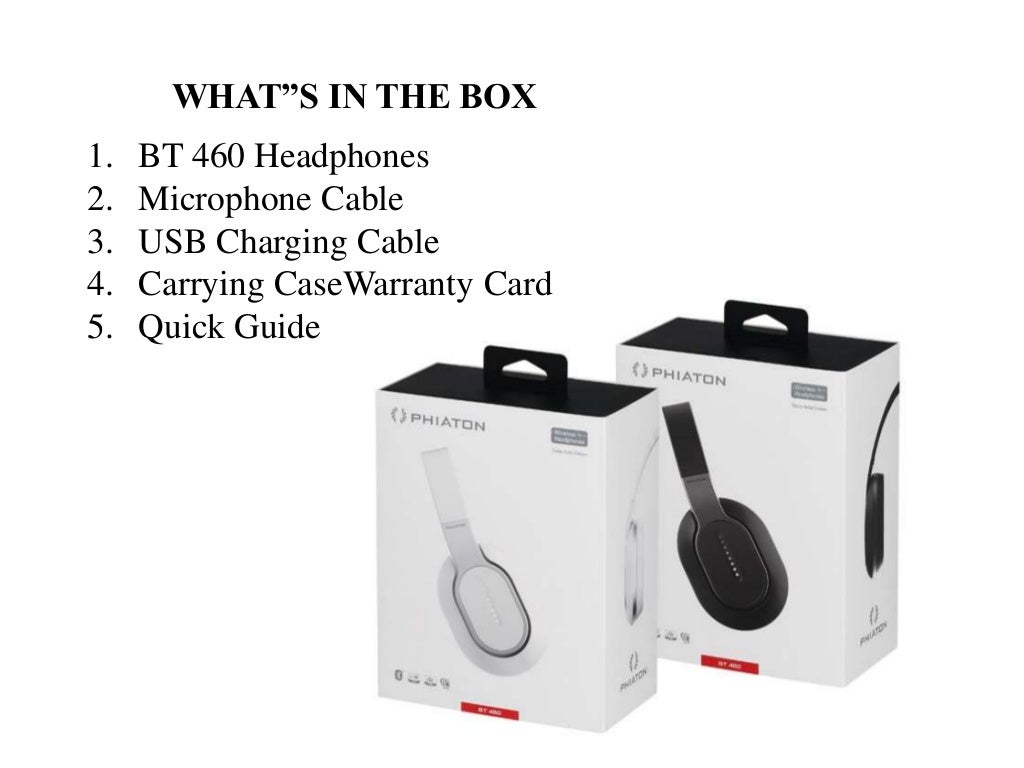BT 460 Headphones | Phiaton