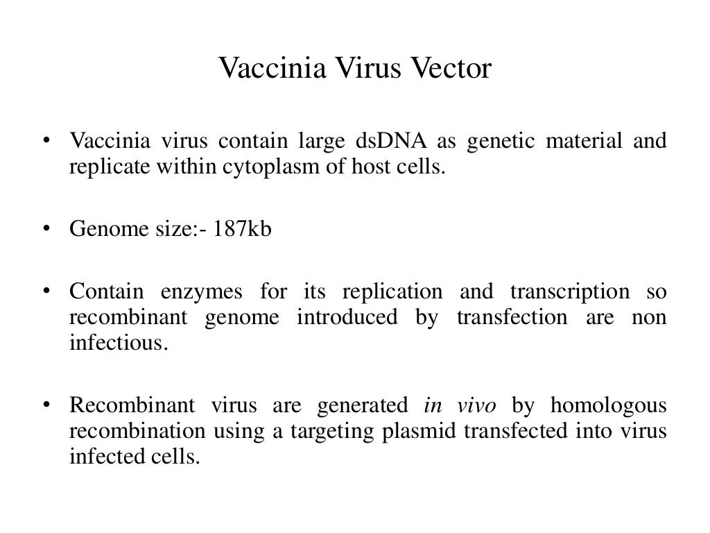 VIRAL VECTORS FOR GENE TRANSFER