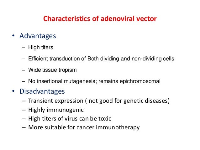 VIRAL VECTORS FOR GENE TRANSFER