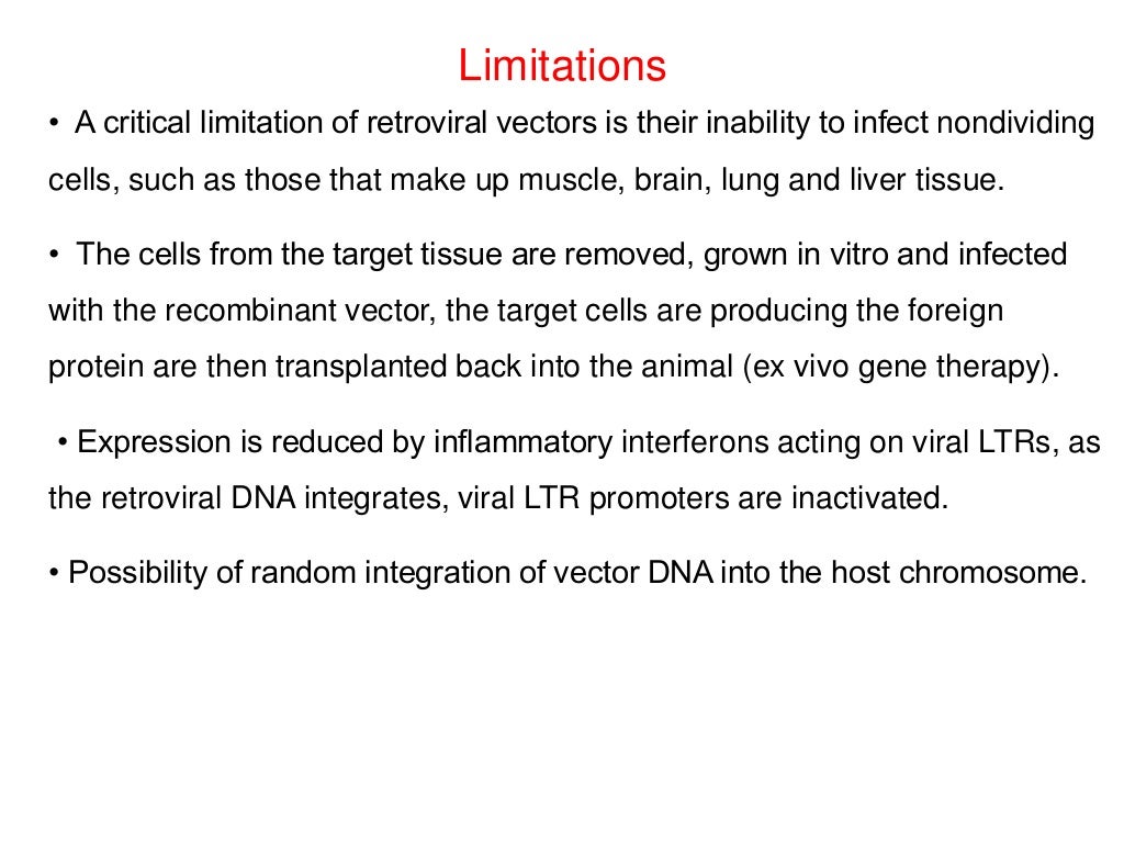 VIRAL VECTORS FOR GENE TRANSFER