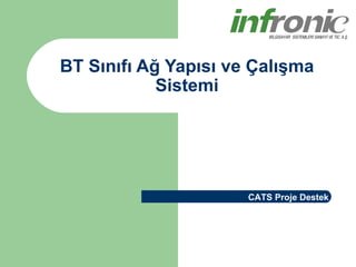 BT Sınıfı Ağ Yapısı ve Çalışma Sistemi CATS Proje Destek 
