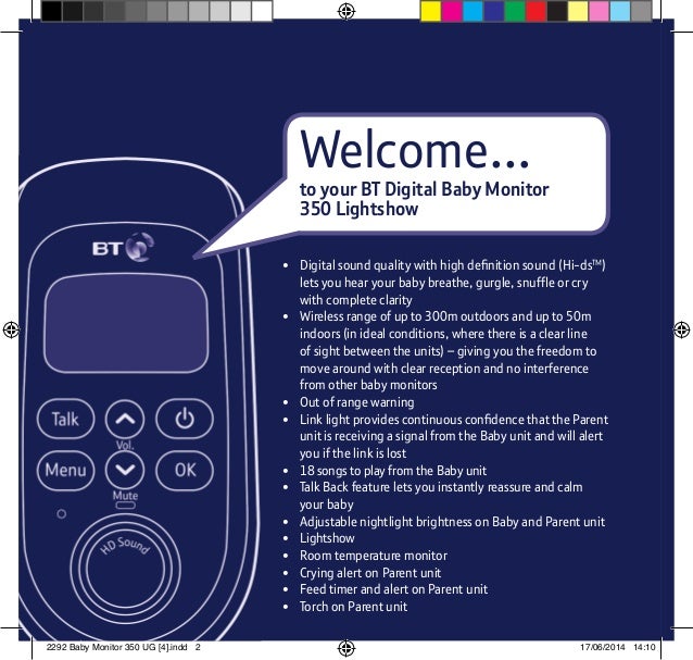 bt baby monitor 350 lightshow