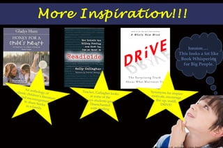 More Inspiration!!! An anthology of classic children’s literature and encouragement  to share books as a family. Teacher, Gallagher looks  at some of the  ways students grow Disenchanted with reading Synonyms for inspire: motivate, encourage, fire up, instill, DRIVE! hmmm….  This looks a lot like Book Whispering for Big People. photo courtesy of  osdonet at www.freedigitalphotos.net 