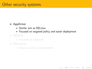 SELinux introduction | PDF