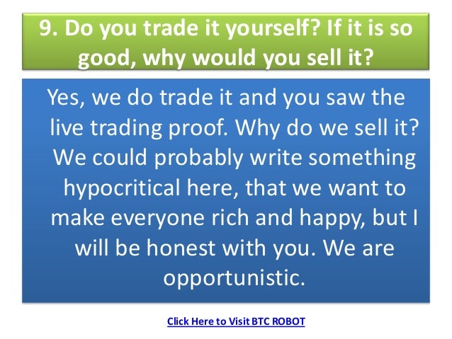 Bitcoin forex robot