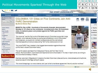 Political Movements Sparked Through the Web 