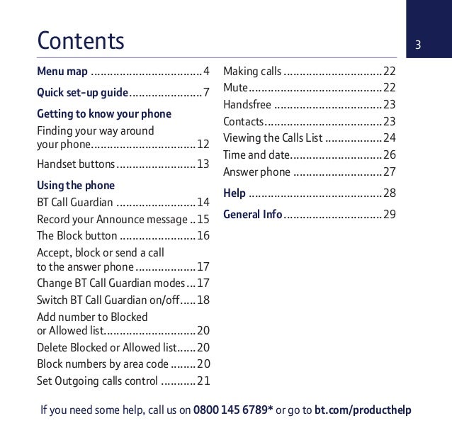 BT Decor 2600 Corded Phone Advanced Call Blocker