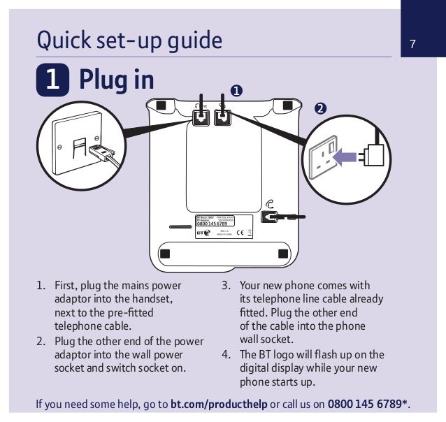 BT Decor 2600 Telephone User Guide