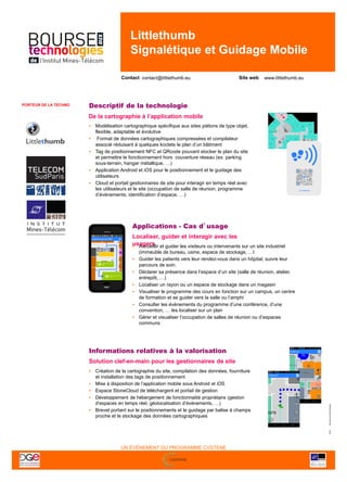 Booklet numérique de la Bourse aux Technologies Industrie du Futur "Smart Manufacturing" du 22/03/2916