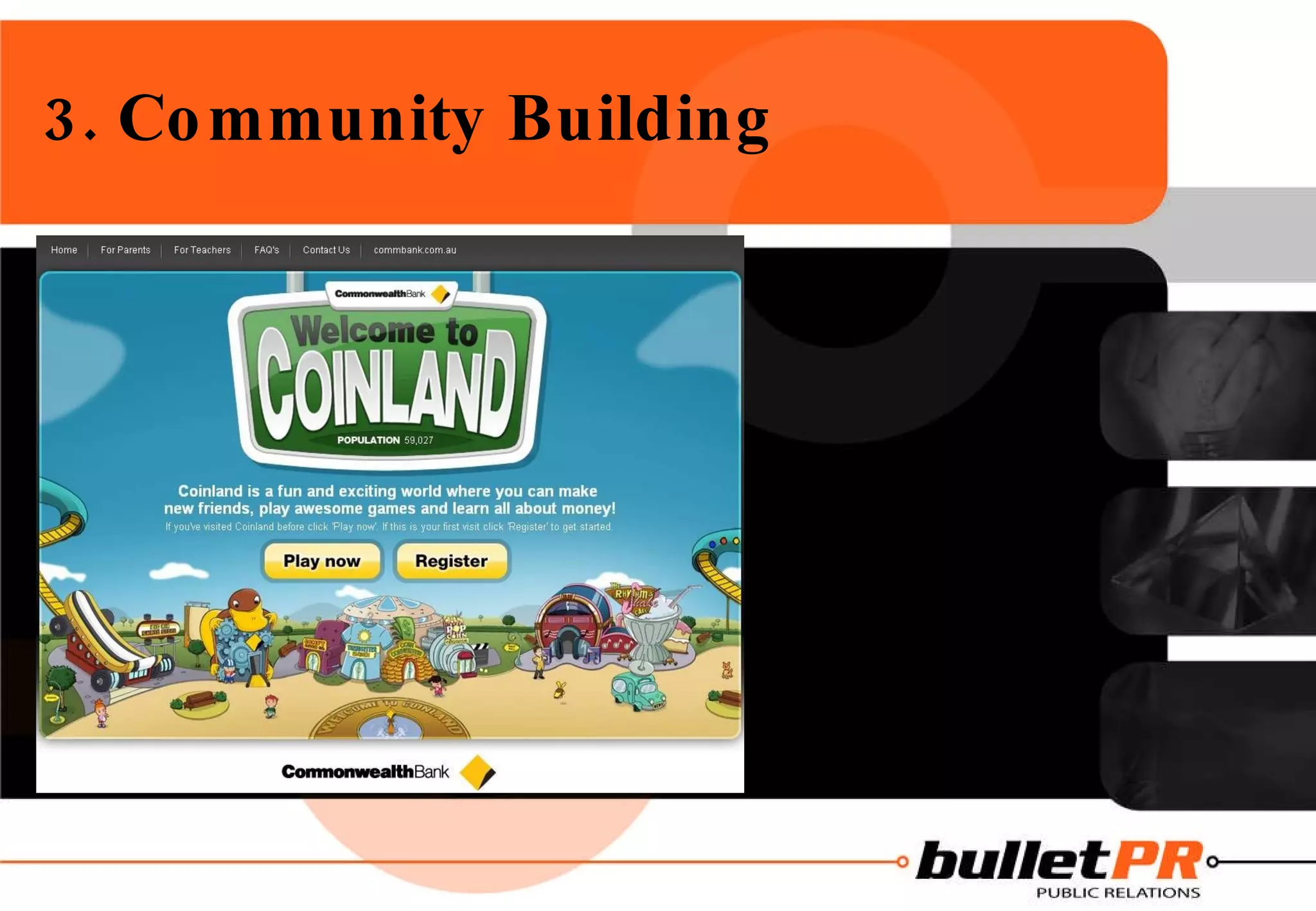 3. Community Building   