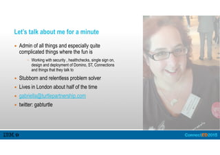 Let’s talk about me for a minute
▪ Admin of all things and especially quite
complicated things where the fun is
– Working ...