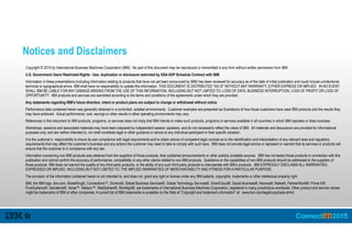 Notices and Disclaimers
Copyright © 2015 by International Business Machines Corporation (IBM). No part of this document ma...