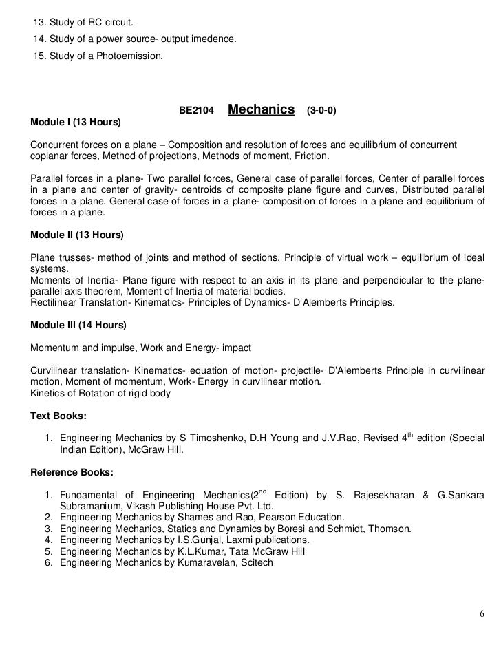 Btech 1st Yearnewsyllabusfinal2008bput - 