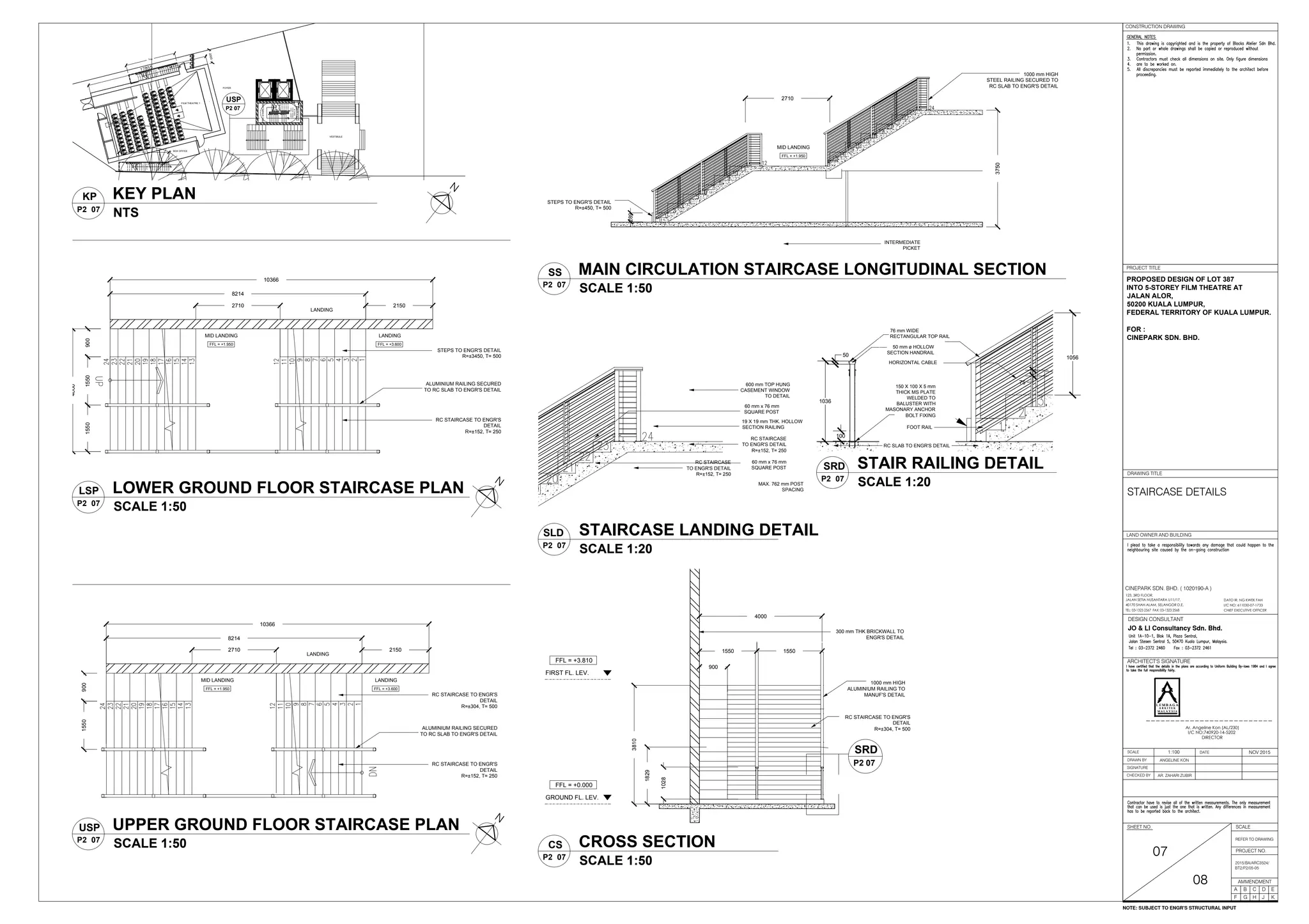 BUILDING TECHNOLOGY 2: Project 2- Working Drawing- Construction Drawing ...