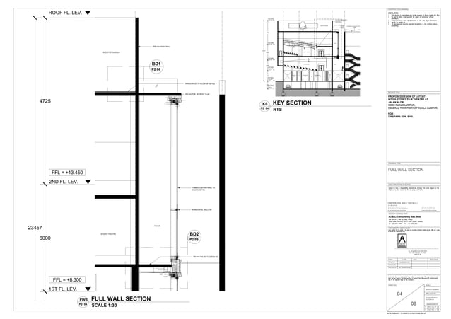 BUILDING TECHNOLOGY 2: Project 2- Working Drawing- Construction Drawing ...