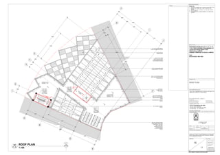 28600
6400
12800
9400
11350
2900
2250
3050
29600
13600
6700
5150
7800
18500
12000
2450
15000
150 mm THK. GLASS
WITH 19 mm THK. CEM.
PLASTER ON BOTHSIDES
WITH FINISHED PAINTING
50 mm ALUMN FRAME FIXED
GLASS SKYLIGHT TO DETAIL
50 mm THK. PVC
OPAQUE PANEL
1500 GALLONS GALVANIZED
STEEL PANEL WATER TANK
- (APPROVED TYPE) SIZE:
1200 x 1200 x 900 h
- COMPLETE WITH SET
WATERE PUMP &
FILTER TO MANUF'S
DETAIL
130 mm THK.
PARAPET WALL
WITH 25 mm
FFL = +17.325
CR
17.80 sqm
LIFT
M
OTOR
ROOM
-
-
-
144.95 sqm
PP OP
MV 3000mm
HT
FFL = +17.375
PP
CR
MV
OP
HT
2500mm
10.92 sqm
ROOFTOP
FFL = +17.275
-
CR
NV
300 X 75 mm SCUPPER DRAIN
WITH 100Ø RWDP OUTLET TO
ENGR'S DETAIL
R.C FLAT ROOF
FLOW
100 mm THK. BRICKWALL
WITH 25 mm THK. CEMENT
SAND PLASTER ON BOTH
SIDES
RC STAIRCASE TO ENGR'S
DETAIL
RC COLUMN TO ENGR'S
DETAIL
FLOW
FLOW
FLOW
FLOW
RWPOUTLET
RWPOUTLET
RWPOUTLET
RW
P
OUTLET
RW
P
OUTLET
RW
P
OUTLET
RW
P
OUTLET
FLOW
SCREED TO FALL
GRADIENT 1:150
RW
P
OUTLET
FLOW
FLOW
FLOW
FLOW
FLOW
RW
P
OUTLET
RWPOUTLET
FLOW
FLOW
RWP OUTLET
RWP OUTLET
RWPOUTLET
6600
4800
A
B
D
E
1
2
3
4
5
F
K
I
J
P
RWP OUTLET
RWP OUTLET
RWP OUTLET
FLOW
FLOW
RW
P
OUTLET
FLOW
RW
P
OUTLET
FLOW
RW
P
OUTLET
RWP OUTLET
1° FALL
RW
P
OUTLET
1° FALL
RWPOUTLET
FALL
FALL
FALL
FALL
FALL
FALL
FALL
FALL
FALL
FALL
FALL
FALL
FALLFALL
FALL
FALL
FALL
FALL
FALL
FALL
FALL
FALL
FALL
FALL
1° FALL
150 mm THK. LIGHTWEIGHT
STEEEL FRAMING STRUCTURE
dp 50
dp
50
FIRESTAIRCASE1
RISER:175mm
TREAD:300mm
STEPS:36
LIFTCORE
FRD
01
FRD
01
SCREED TO FALL
GRADIENT 1:150
LAND OWNER AND BUILDING
DRAWN BY
CHECKED BY
SCALE
SIGNATURE DATE
ARCHITECT'S SIGNATURE
SHEET NO.
AMMENDMENT
DRAWING TITLE
JO & LI Consultancy Sdn. Bhd.
DESIGN CONSULTANT
A B C D
F G H J
E
K
AR. ZAHARI ZUBIR
I/C NO: 571212-07-5587
DATO IR. TAN EU KANG
TEL: 03-1323 2567 FAX: 03-1323 2568 CHIEF EXECUTIVE OFFICER
123, 3RD FLOOR,
JALAN SETIA NUSANTARA U11/17,
40170 SHAH ALAM, SELANGOR D.E.
ECO SUCESS SDN. BHD. ( 1020553-T )
PROPOSED DESIGN OF LOT ??, ??, ??, ??,
?? & ?? INTO 4-STOREY FOOD MARKET AT
JALAN RAJA MUDA ABDUL AZIZ,
50300 KUALA LUMPUR,
FEDERAL TERRITORY OF KUALA LUMPUR.
FOR :
ECO SUCESS SDN. BHD.
SEPTEMBER 2015
1:100
I/C NO:640806-10-5490
Ar. Alfred Lee (AL/238)
DIRECTOR
L E M B A G A
A R K I T E K
M A L A Y S I A
L E M B A G A
A R K I T E K
M A L A Y S I A
SCALE
REFER TO DRAWING
FIRE FIGHTING DRAWING
PROJECT TITLE
PROJECT NO.
7B
11
2015/BA/ARC3524/
BT2/P1/7B-11
ROOF PLAN
ROOF PLAN
1:100
RP
P1 7B
NORTH
NOTE: SUBJECT TO ENGR'S STRUCTURAL INPUT
LEGEND
 