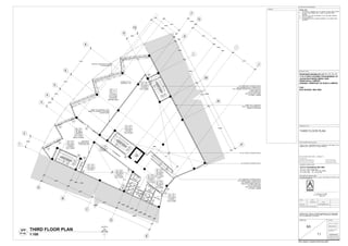 7400
D
07
D
07
D
07
D
07
D
07
FIRESTAIRCASE1
FIRE STAIRCASE
3
FIRE
STAIRCASE
2
BALCONY
LOFT
FFL = +12.600
PP
CR
NV
OP
HT
3000mm
45.19 sqm
BAR & LOUNGE
FFL = +12.600
PP
CR
MV
OP
HT
3000mm
62.25 sqm
OUTDOOR
SEATING AREA
FFL = +12.500
PP
CR
NV
-
HT
-
115.00 sqm
5150
CT
CR
NV
OP
CT
3050mm
6.75 sqm
FFL = +12.600
PP
CR
MV
OP
HT
3000mm
17.80 sqm
FFL = +12.600
PP
CR
MV
OP
HT
3000mm
18.37 sqm
STORAGE
RISER:175m
m
TREAD:300m
m
STEPS:18
FFL = +12.550
CORRIDOR
-
CR
NV
OP
HT
3000mm
46.00 sqm
FRD
01
FRD
01
D
05
FRD
01
FRD
01
03
D
W
02
W
02
W
02
W
02
W
03
W
08
W
08
W
14
W
14
W
14
W
14
7900
3050
2900
4400
2250
2900
28600
6400
6400
6400
9400
2300
2200
2300
2600
1300
4700
6400
6900
2250
11300
6400
29600
4900
6350
6350
12000
2700
6700
A
B
C
D
E
1
2
3
4
5
6
8
9
10
F
G
K
I
L
J
N
P
M
LIFT
CORE
RC STAIRCASE TO ENGR'S DETAIL
WITH 1000MM HEIGHT x 500MM WIDTH
M.S. HANDRAIL WELDED ONTO CAST-IN-SITU
40MM x 6MM THK
M.S. PLATE BUSTER
AND TO BE PAINT FINISH
R=175MM, T=300MM
RC LIFT CORE TO ENGR'S DETAIL
RC COLUMN TO ENGR'S DETAIL
150MM THK. CLAYBRICKS
PARTY WALL WITH 25MM THK.
CEMENT PLASTERING
RC STAIRCASE TO ENGR'S DETAIL
WITH 1000MM HEIGHT x 50MM WIDTH
M.S. HANDRAIL WELDED ONTO
CASE-IN-SITU 40MM x 6MM THK.
M.S. PLATE BUSTER
AND TO BE PAINT FINISH
R=175MM, T=300MM
1200 HEIGHT
GALVANIZED MILD
STEEL RAILLING
150MM THK. BRICKWALL WITH
25MM THK. CEMENT PLASTERING
ON BOTH SIDES
PRECAST CONCRETE CLADDING
TO ENGR'S DETAIL
FEMALE
WASHROOM
MALEWASHROOM
DISABLEDTOILET
RISER:175mm
TREAD:300mm
STEPS:36
RISER:175m
m
TREAD:300m
m
STEPS:36
RISER: 175mm
TREAD: 300mm
STEPS: 36
FFL = +12.600
PP
CR
MV
OP
HT
3000mm
17.80 sqm
PP
CT
MV
OP
HT
2500mm
3.31 sqm
FFL = +12.550
CT
CR
MV
OP
CT
2500mm
10.60 sqm
FFL = +12.550
CT
CR
MV
OP
CT
2500mm
8.42 sqm
FFL = +12.550
CT
CR
MV
OP
CT
2500mm
3.69 sqm
VOID
VOID
dp
100
dp 100
dp50
dp50
dp50
dp50
dp50
dp50
dp50
dp 50
dp
50
D
06
RWP OUTLET
RWP OUTLET
RWP OUTLET
FLOW
FLOW
FLOW
FLOW
FLOW
SCREED TO FALL
GRADIENT 1:150
LAND OWNER AND BUILDING
DRAWN BY
CHECKED BY
SCALE
SIGNATURE DATE
ARCHITECT'S SIGNATURE
SHEET NO.
AMMENDMENT
DRAWING TITLE
JO & LI Consultancy Sdn. Bhd.
DESIGN CONSULTANT
A B C D
F G H J
E
K
AR. ZAHARI ZUBIR
I/C NO: 571212-07-5587
DATO IR. TAN EU KANG
TEL: 03-1323 2567 FAX: 03-1323 2568 CHIEF EXECUTIVE OFFICER
123, 3RD FLOOR,
JALAN SETIA NUSANTARA U11/17,
40170 SHAH ALAM, SELANGOR D.E.
ECO SUCESS SDN. BHD. ( 1020553-T )
PROPOSED DESIGN OF LOT ??, ??, ??, ??,
?? & ?? INTO 4-STOREY FOOD MARKET AT
JALAN RAJA MUDA ABDUL AZIZ,
50300 KUALA LUMPUR,
FEDERAL TERRITORY OF KUALA LUMPUR.
FOR :
ECO SUCESS SDN. BHD.
SEPTEMBER 2015
1:100
I/C NO:640806-10-5490
Ar. Alfred Lee (AL/238)
DIRECTOR
L E M B A G A
A R K I T E K
M A L A Y S I A
L E M B A G A
A R K I T E K
M A L A Y S I A
SCALE
REFER TO DRAWING
CONSTRUCTION DRAWING
PROJECT TITLE
PROJECT NO.
6A
11
2015/BA/ARC3524/
BT2/P1/6A-11
THIRD FLOOR PLAN
THIRD FLOOR PLAN
1:100
3FP
P1 6A
NORTH
NOTE: SUBJECT TO ENGR'S STRUCTURAL INPUT
LEGEND
 