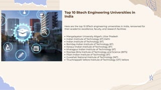 Bachelor of Technology Course Admission Tips 2024 | PPT