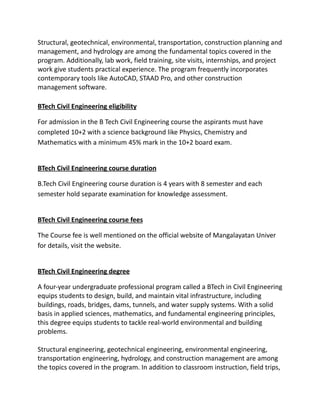 BTech Civil Engineering Admission 2026 Course Details & Career Scope.pdf