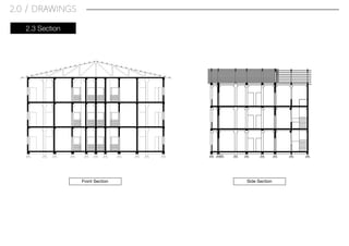 2.0 / DRAWINGS
2.3 Section
Side SectionFront Section
 