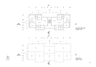 13
SecondFloorPlan
Scale1:150
RoofPlan
Scale1:150
 