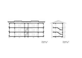 SectionA-A’
Scale1:150
SectionB-B’’
Scale1:150
 