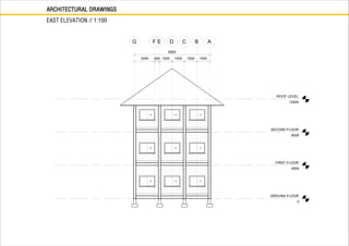 ARCHITECTURAL DRAWINGS
EAST ELEVATION // 1:100
 