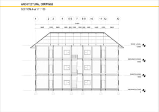 ARCHITECTURAL DRAWINGS
SECTION A-A' // 1:100
 