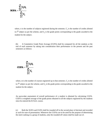 B tech schemesyllabus | PDF