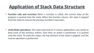 introduction to stack data stuctures linear | PPTX