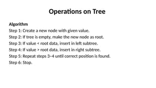 introduction to tree data structures non linear | PPTX