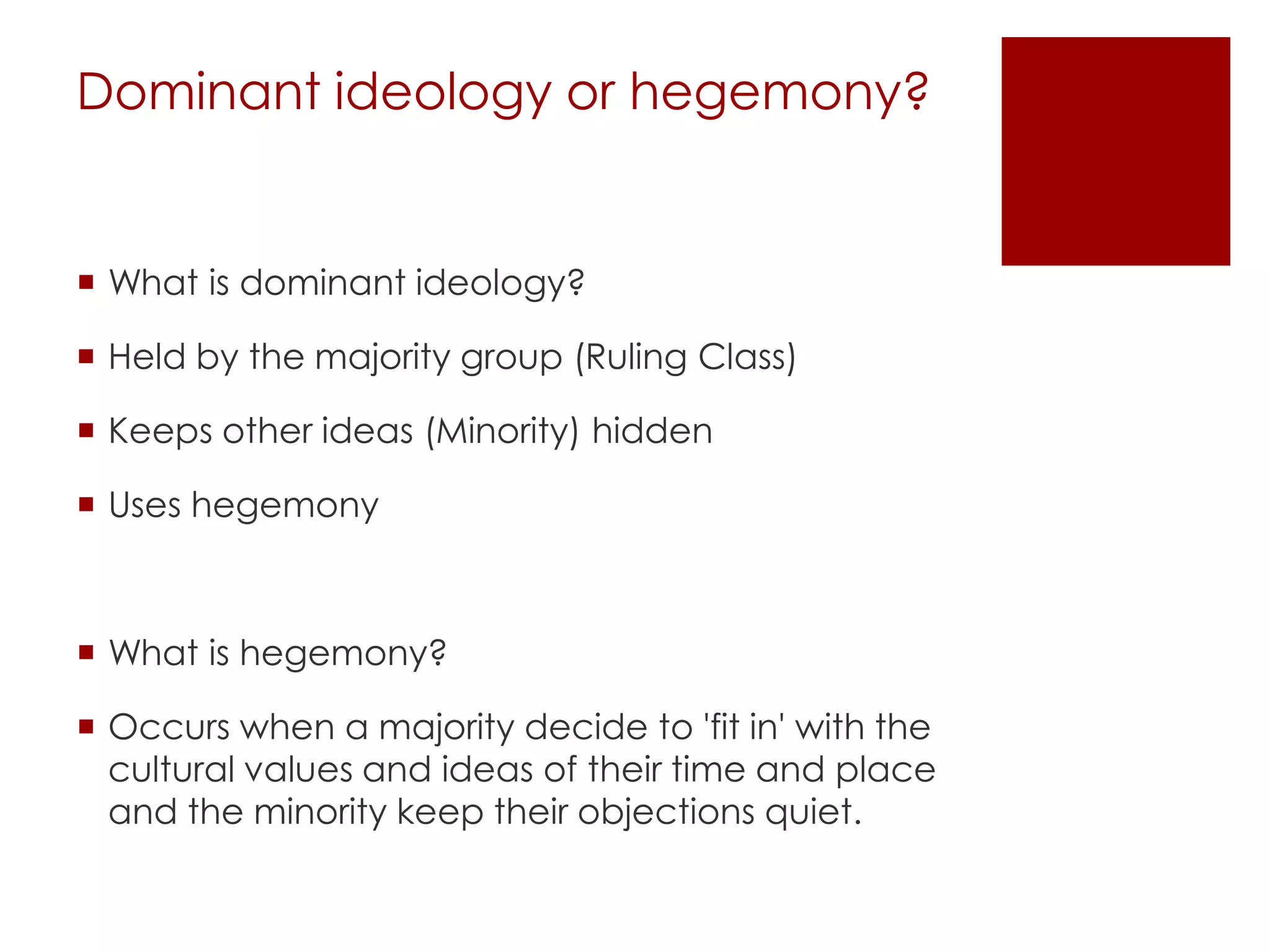 Ideology in the Media | PPTX