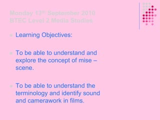 Conventions of film openings