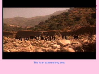 6. Close Up (CU) Shows the detail of a subject.A typical close up shows just the face of a person.It also shows the personality or emotion of a character.