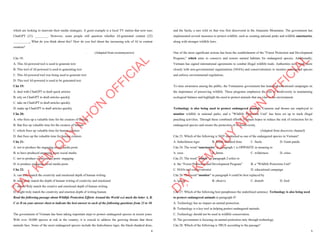 4
which are looking to innovate their media strategies. A good example is a local TV station that now uses
ChatGPT (21) ________. However, some people still question whether AI-generated content (22)
__________. What do you think about this? How do you feel about the increasing role of AI in content
creation?
. (Adapted from economynews)
Câu 18:
A. This AI-powered tool is used to generate text
B. This tool of AI-powered is used to generating text
C. This AI-powered tool was being used to generate text
D. This tool AI-powered is used to be generated text
Câu 19:
A. deal with ChatGPT to draft quick articles
B. rely on ChatGPT to draft articles quickly
C. take on ChatGPT to draft articles quickly
D. make up ChatGPT to draft articles quickly
Câu 20:
A. who frees up a valuable time for the creators of human
B. that free up valuable time for the creators of human
C. which frees up valuable time for human creators
D. that frees up the valuable time for human creators
Câu 21:
A. not to produce the engaging social media posts
B. to have produced engaging posts social media
C. not to produce social media posts engaging
D. to produce engaging social media posts
Câu 22:
A. can truly match the creativity and emotional depth of human writing
B. must truly match the depth of human writing of creativity and emotional
C. should truly match the creative and emotional depth of human writing
D. might truly match the creativity and emotion depth of writing human
Read the following passage about Wildlife Protection Efforts Around the World and mark the letter A, B,
C or D on your answer sheet to indicate the best answer to each of the following questions from 23 to 30.
The government of Vietnam has been taking important steps to protect endangered species in recent years.
With over 10,000 species at risk in the country, it is crucial to address the growing threats that these
animals face. Some of the most endangered species include the Indochinese tiger, the black-shanked douc,
D
Ạ
Y
K
È
M
Q
U
Y
N
H
Ơ
N
O
F
F
I
C
I
A
L
5
and the Saola, a rare wild ox that was first discovered in the Annamite Mountains. The government has
implemented several measures to protect wildlife, such as creating national parks and wildlife sanctuaries,
along with stronger wildlife laws.
One of the most significant actions has been the establishment of the "Forest Protection and Development
Program," which aims to conserve and restore natural habitats for endangered species. Additionally,
Vietnam has signed international agreements to combat illegal wildlife trade. Authorities now work more
closely with non-governmental organizations (NGOs) and conservationists to monitor endangered species
and enforce environmental regulations.
To raise awareness among the public, the Vietnamese government has launched educational campaigns on
the importance of preserving wildlife. These programs emphasize the role of biodiversity in maintaining
ecological balance and highlight the need to protect animals that are vital to the environment.
Technology is also being used to protect endangered animals. Cameras and drones are employed to
monitor wildlife in national parks, and a "Wildlife Protection Unit" has been set up to track illegal
poaching activities. Through these combined efforts, Vietnam hopes to reduce the risk of extinction for its
endangered species and ensure the protection of its biodiversity.
(Adapted from discovery channel)
Câu 23. Which of the following is NOT mentioned as one of the endangered species in Vietnam?
A. Indochinese tiger B. Black-shanked douc C. Saola D. Giant panda
Câu 24. The word "sanctuaries" in paragraph 1 is OPPOSITE in meaning to
A. zoos B. farms C. wilderness D. cities
Câu 25. The word “which” in paragraph 2 refers to
A. the “Forest Protection and Development Program” B. a "Wildlife Protection Unit"
C. NGOs and conservationist D. educational campaign
Câu 26. The word "monitor" in paragraph 4 could be best replaced by
A. ignore B. observe C. disturb D. feed
Câu 27. Which of the following best paraphrases the underlined sentence: Technology is also being used
to protect endangered animals in paragraph 4?
A. Technology has no impact on animal protection.
B. Technology is a key tool in helping protect endangered animals.
C. Technology should not be used in wildlife conservation.
D. The government is focusing on animal protection only through technology.
Câu 28. Which of the following is TRUE according to the passage?
D
Ạ
Y
K
È
M
Q
U
Y
N
H
Ơ
N
O
F
F
I
C
I
A
L
 