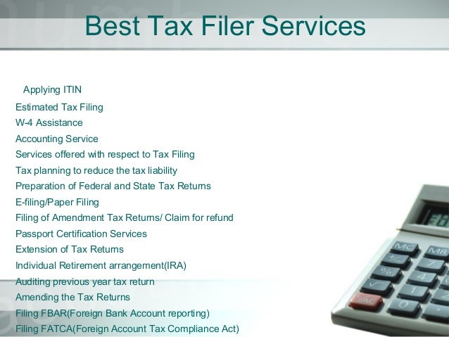 BEst Tax Filer Services BEst Tax Filer Services