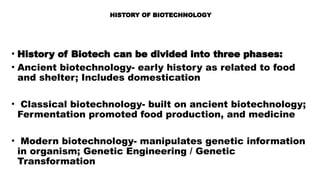Introduction to Biotechnology part one.pptx