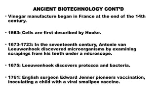 First Biotechnology Introduction to Biotechnology part one.pptx
