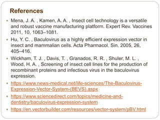Baculovirus expression vector system | PPTX