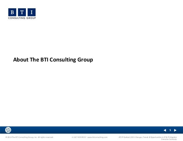 Bti Intellectual Property Outlook 2015 Executive Summary