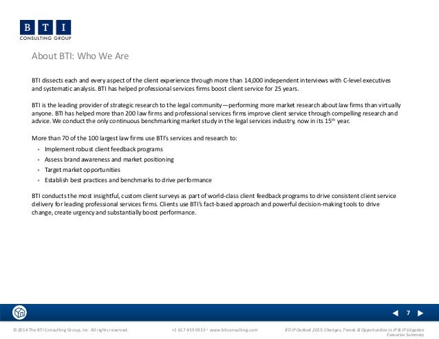 Bti Intellectual Property Outlook 2015 Executive Summary
