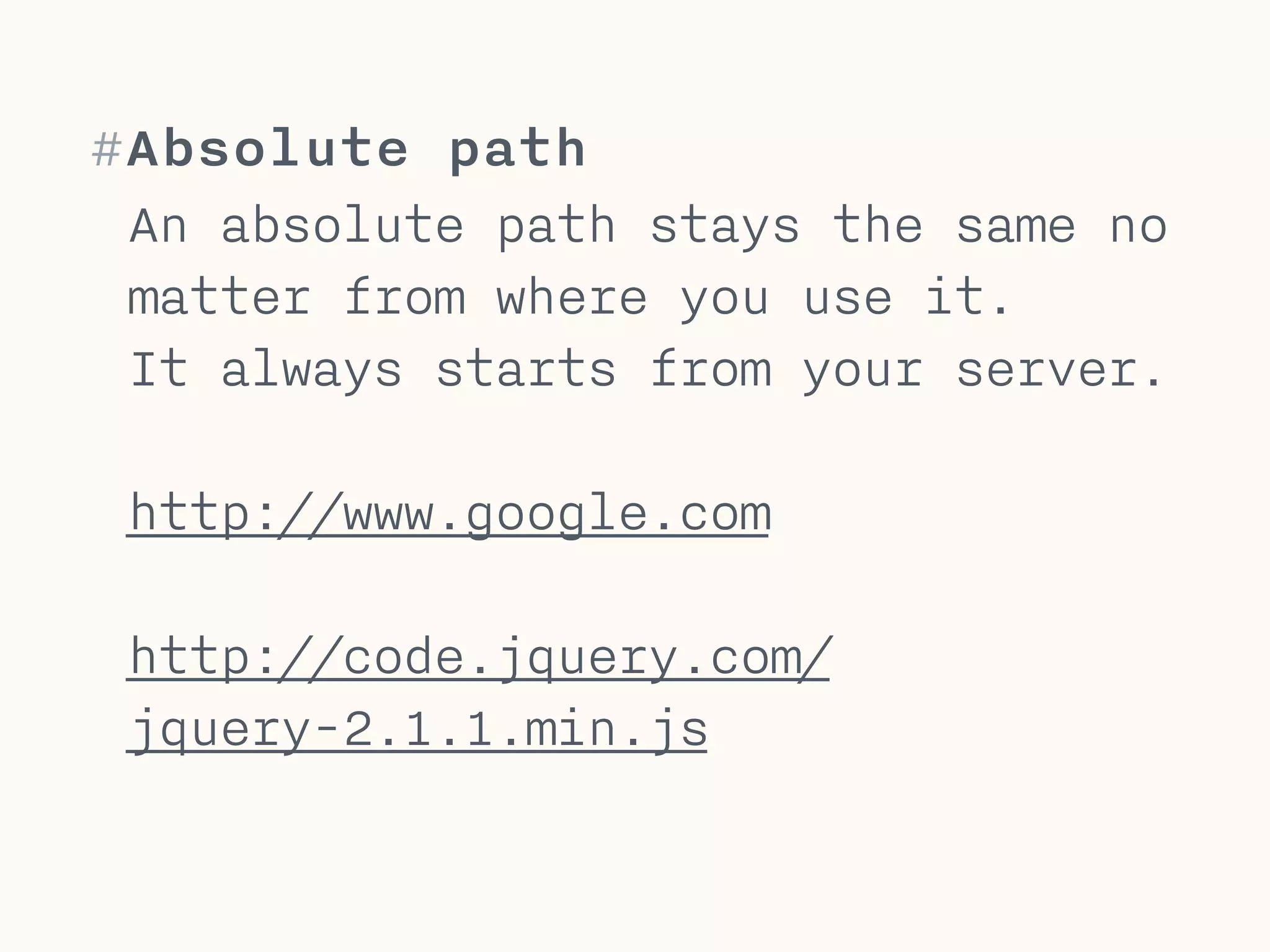 Absolute:
My keys are in my car in Berlin.
!
Relative to my car: 
My keys are in my car.
#Absolute vs. relative
 