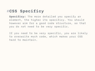 Creative Web 02 - HTML & CSS Basics | PDF