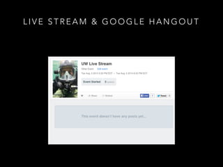 advance slide show
to play video
INTERACTIVE VIDEO FEED
FROM UNDERWATER
VIA OPENROV
EITHER AS BEACH EXPERIENCE OR
STREAMED TO THE CLASSROOM
 