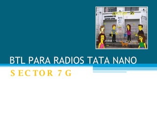 BTL PARA RADIOS TATA NANO SECTOR 7G 