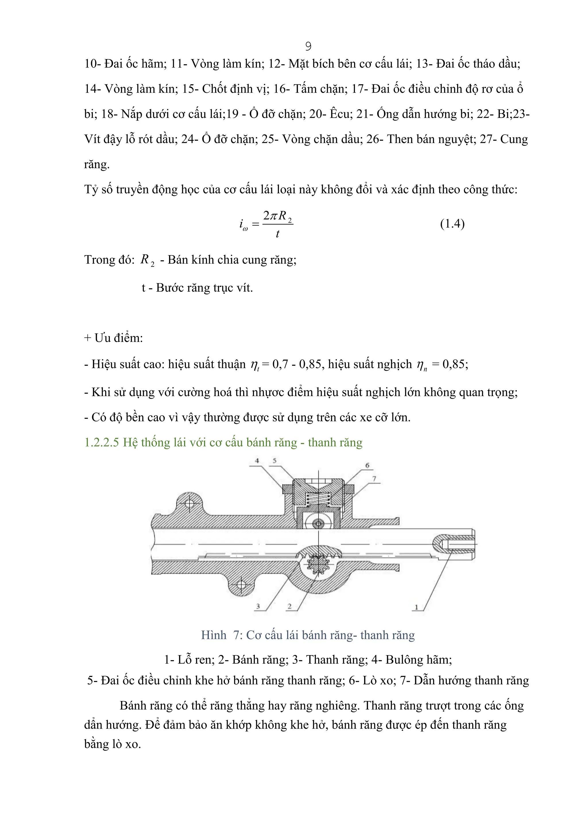 BTL thiết kế hệ thống lái.docx