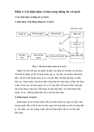 Đề tài Mô phỏng kênh truyền vô tuyến số bằng matlab 9đ  PDF