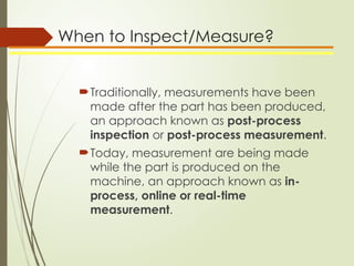 Post Process Measuring Systems Language and System of Measurement in manufacturing | PPTX
