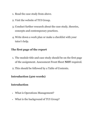 BTM5PRO Principles of Operations Management Assignment help.docx