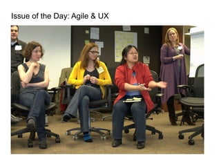 Issue of the Day: Agile & UX